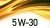 Aceite junto a un texto que lee 5W-30